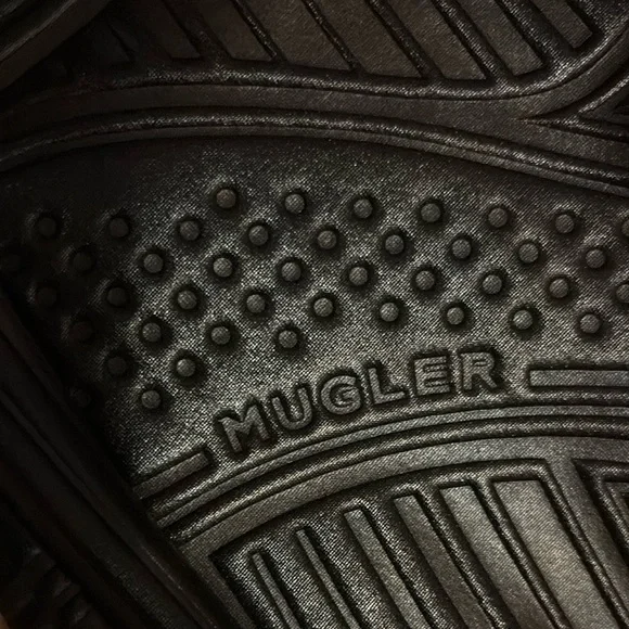 Mugler Black embossed Leggings - Picture 5 of 7